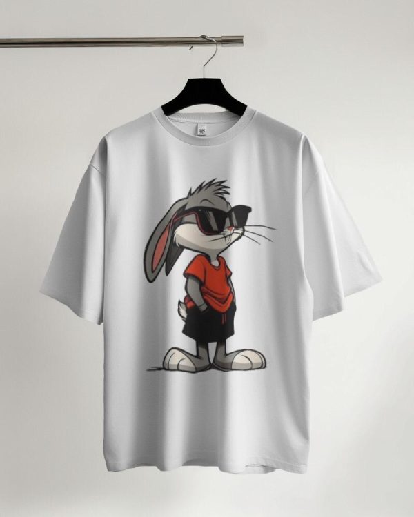 White (Rabbit) T-Shirt for Men