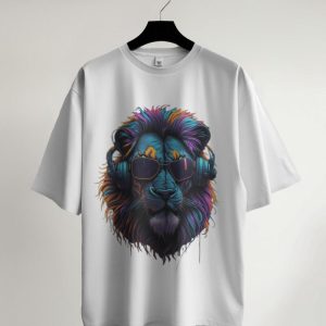 White (Lion) T-Shirt for men