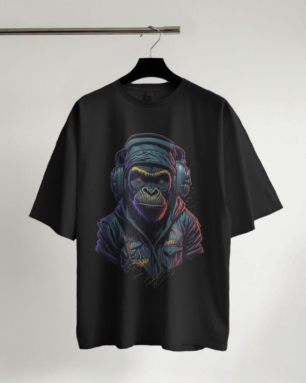 Black (Monkey) T-Shirt for Men