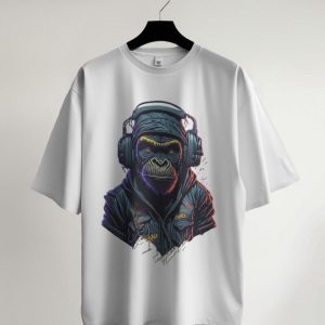 White (Monkey) T-Shirt for Men