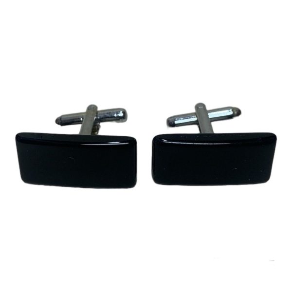 Branded Unique Black Cufflinks For Men - Image 2