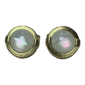 Opulent White Stone Cufflinks