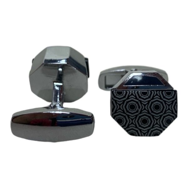 Geometric Elegance Cufflinks - Image 2