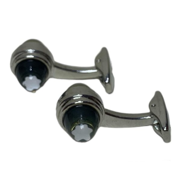 Noir Vision Silver Cufflinks - Image 2