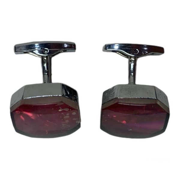 Crimson Elegance Cufflinks - Image 2